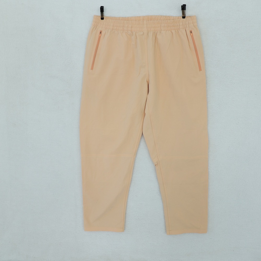 Outdoor Voices Rectrek Pants Women's Large Cropped Toscana Peach Athletic